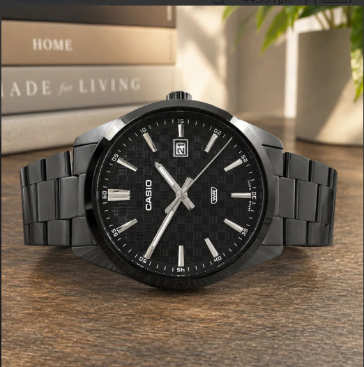Чоловічий годинник Casio MTP-VD03B-1A 1141-0486 фото