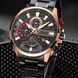 Чоловічий годинник Curren 8415 Black-Gold 1008-0322 фото 3