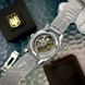 Чоловічий годинник Awarder 021-3D Де би не був Silver-Black Mesh 1202-0183 фото 5